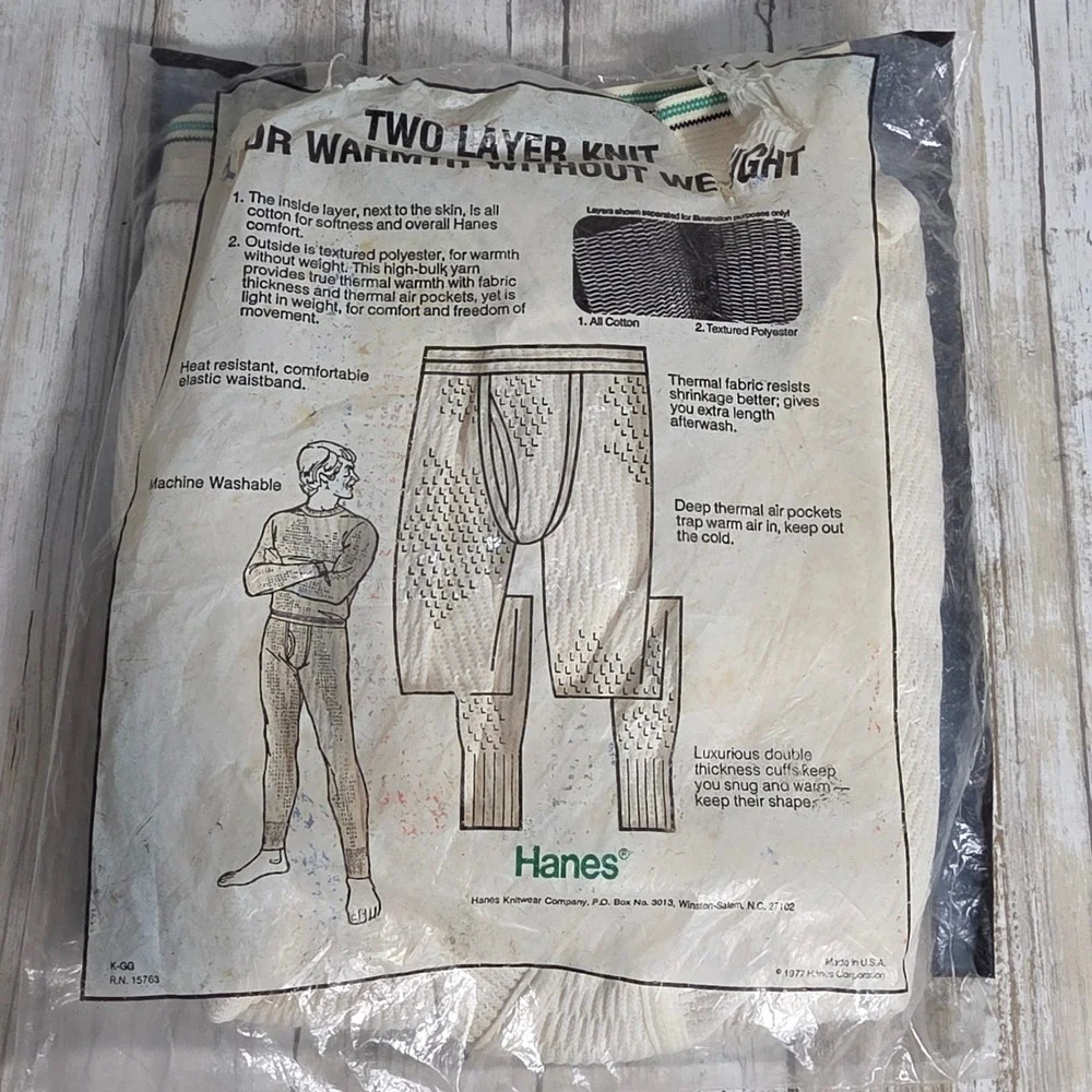 Hanes vintage thermal